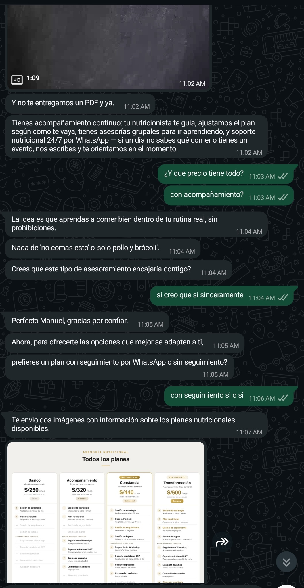 Agente calificando lead en tiempo real